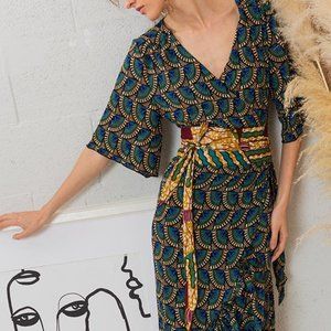 Journey Maxi Wrap Dress
